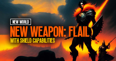 New World New Weapon: Flail | With Shield Capabilities