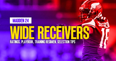 Madden 24 Wide Receivers: Ratings, Playbook, Training Regimen, and Selection Tips