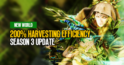 How to Achieve 200% Harvesting Efficiency in New World Season 3 Update?