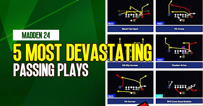 5 most devastating passing plays you need to master in Madden 24