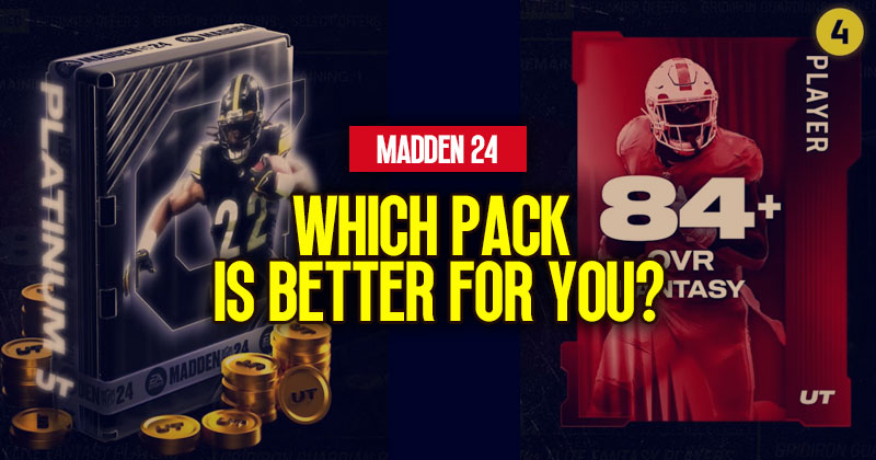 Madden 24 4X 84+ Elite Fantasy and Gridiron Guardians Platinum: Which pack is better for you?