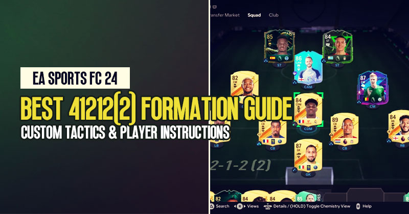 FC 24 Best 41212(2) Formation Guide: Custom Tactics and Player Instructions